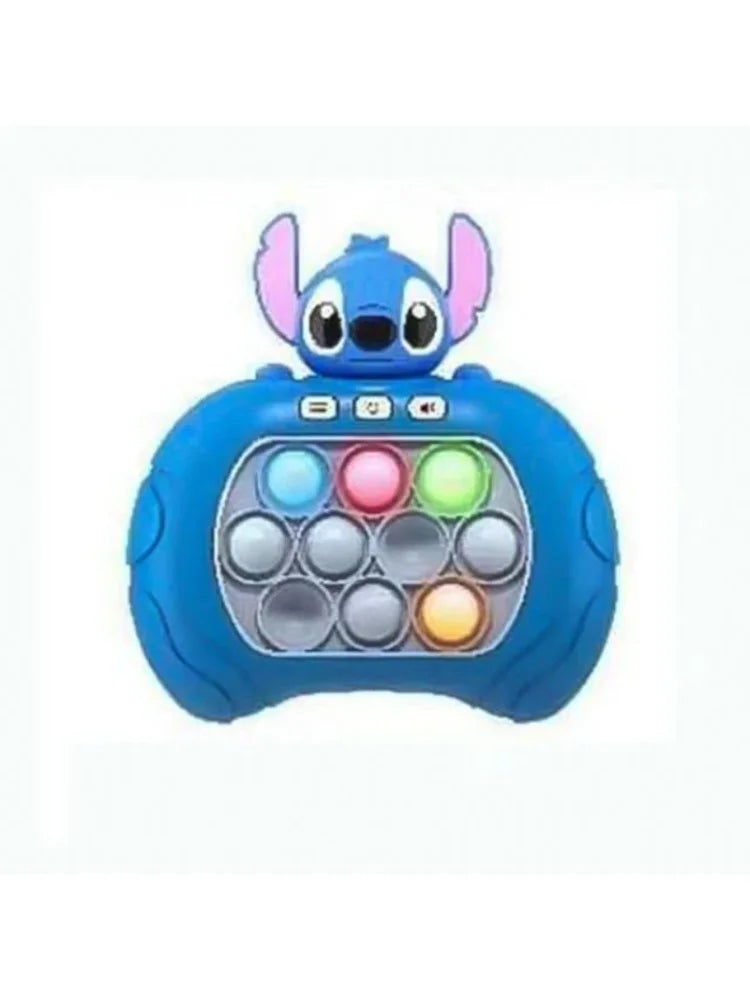 Sanrio Stitch Quick Push Bubbles Game Machine for Kids, Fun Whac-A-Mole Squeezer, Anti Stress Sensory Fidget Toy, New Gifts