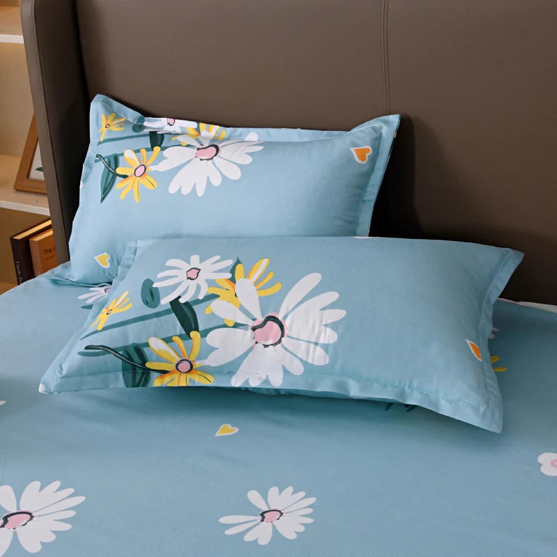 1pc Pillow Cover Bedroom Pillowcase Bed Bedding Pillow Covers Adult Flowers Home Decor Cushions Covers Custom Size 70x70cm 51*66