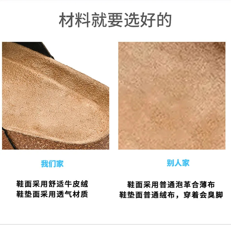 Men's Summer Sandals for Men 2024 Adult Leather Men's Sandal Man Beach Sandals Original Brands Shoes Trend Trending Comfortable