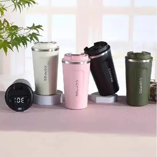 Coffee Tumbler  Double Wall Stainless Steel Insulated Travel Mug for Hot  Cold Drinks Sleek Design  Portable Outdoor Cup