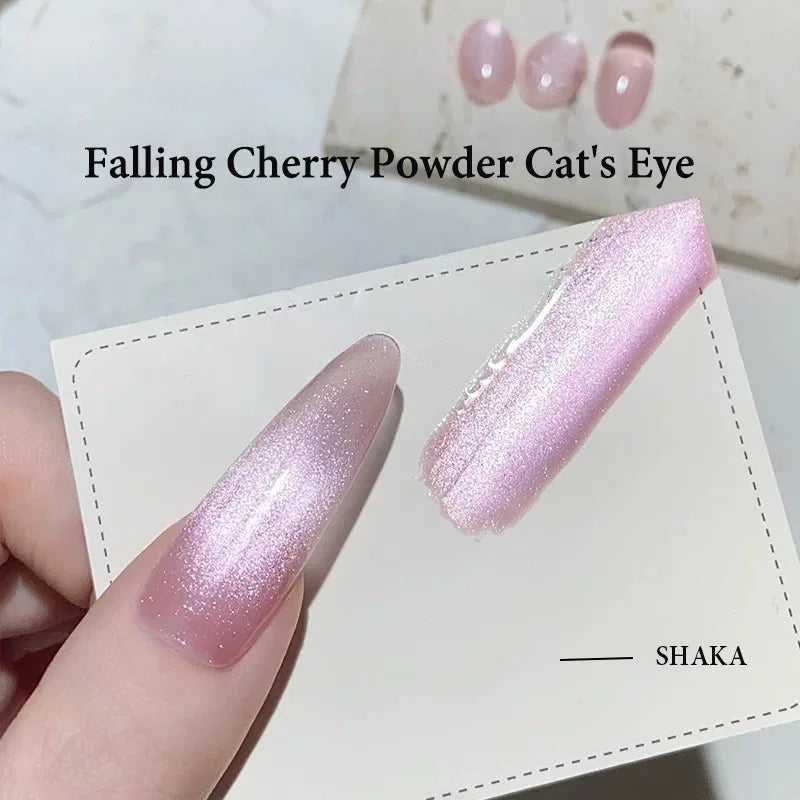 1-24pcs TC Autumn And Winter Sweet Bright Gold Wealth Gold Cat Eye Gel Nail Polish Versatile And Elegant Nail Art Nail Supplies
