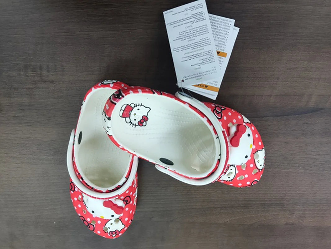 Hello Kitty Pochacco Melody Summer Children Cartoon Children Slipper Nonslip Soft Soled Wrap Toe Sandal Holiday Gift ﻿