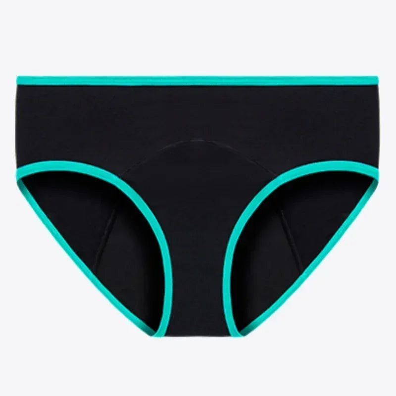 Women Menstrual Panties Leak Proof Briefs Solid Plus Size Cotton Panties Lingerie Absorbency Comfortable Physiological Underwear