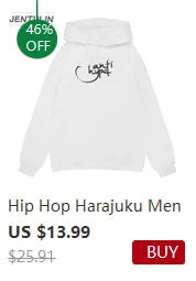 Punk Lyrical Print Clothing Oversized Hip Hop Pullover Streetwear Men's Hoodies Harajuku Fashion Tops Goth Hooded Sweatshirt Y2K