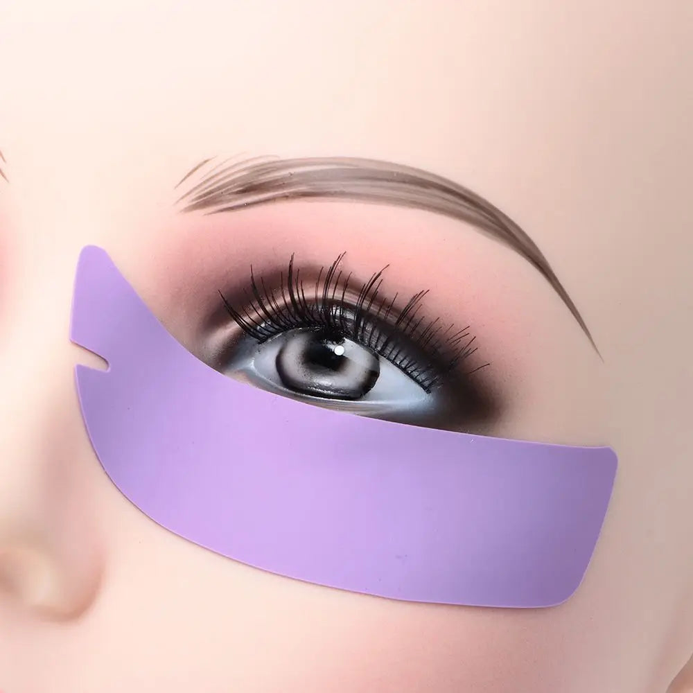 1Pair Reusable Eyelash Perm Silicone Eye Pads Lash Extension Under Eye Patches Sticky Eyelash Extension Patch Makeup Tools