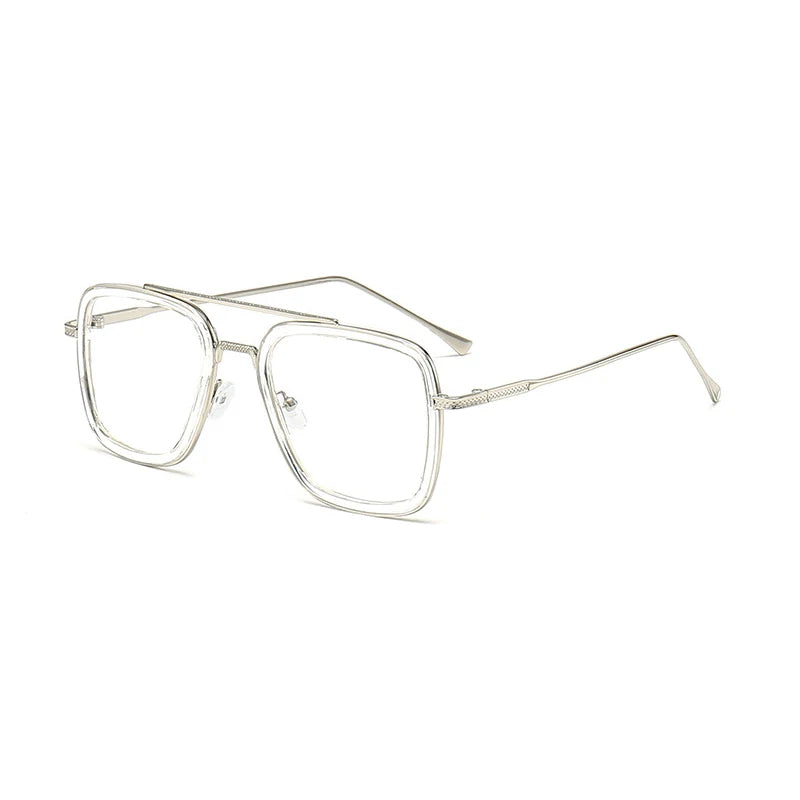 2024 New Square Men Sunglasses Fashion Metal Steampunk Sun Glasses For Women Trendy Outdoor Shades Eyewear Unisex Accessory