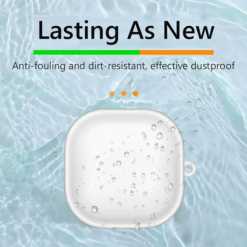 Soft Silicone Case For Samsung Galaxy Buds 2 Live Protective Case for Galaxy Buds 2 Pro Wireless Earphone Headset Case WithHook