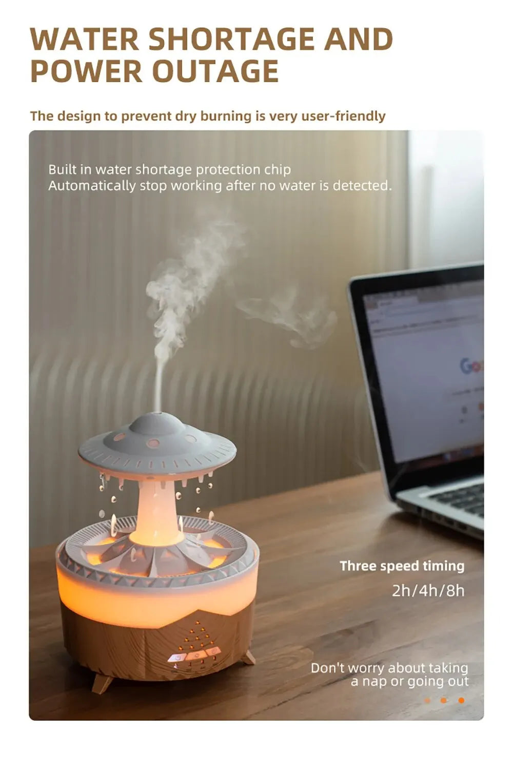 2025 ufo Air Humidifier Ultrasonic Aromatherapy Diffusers Mist Maker Fragrance Essential Oil Aroma Difusor Remote control
