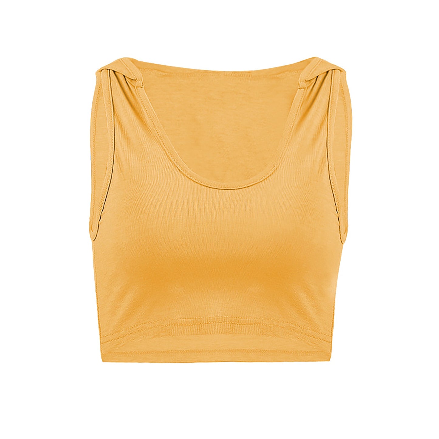 Women Crop Tops Workout U-neck Sportswear Fitness Short Top 2025 Summer Women's hoody t-shirt Hooded Sleeveless Cropped Vest Top