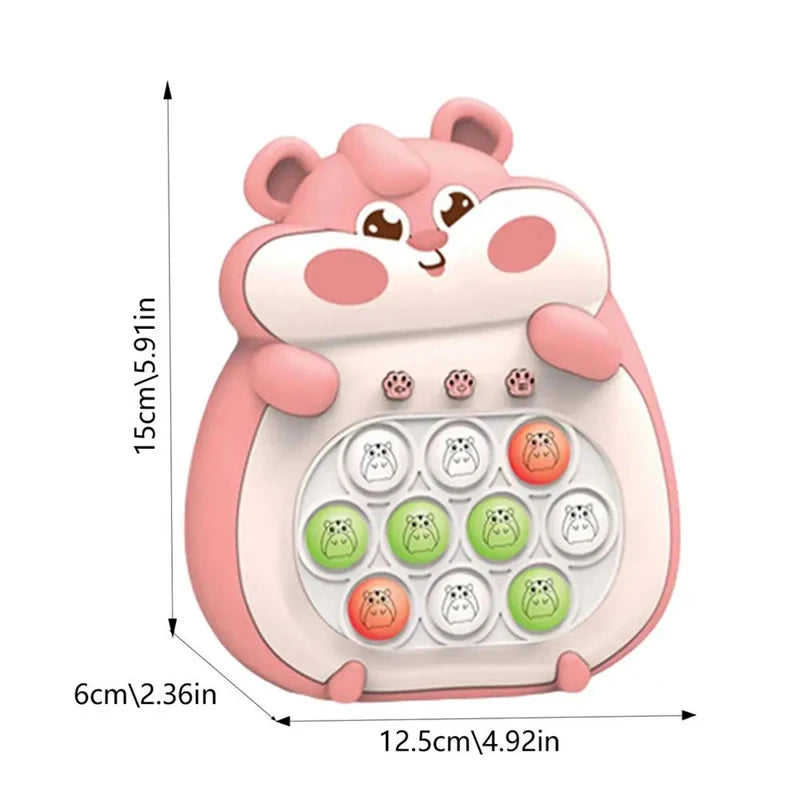 Upgraded Electronic Pop Push Quick Push Game Console with LED Display Screen Suitable for Adult and Child Fidget Toys Christmas