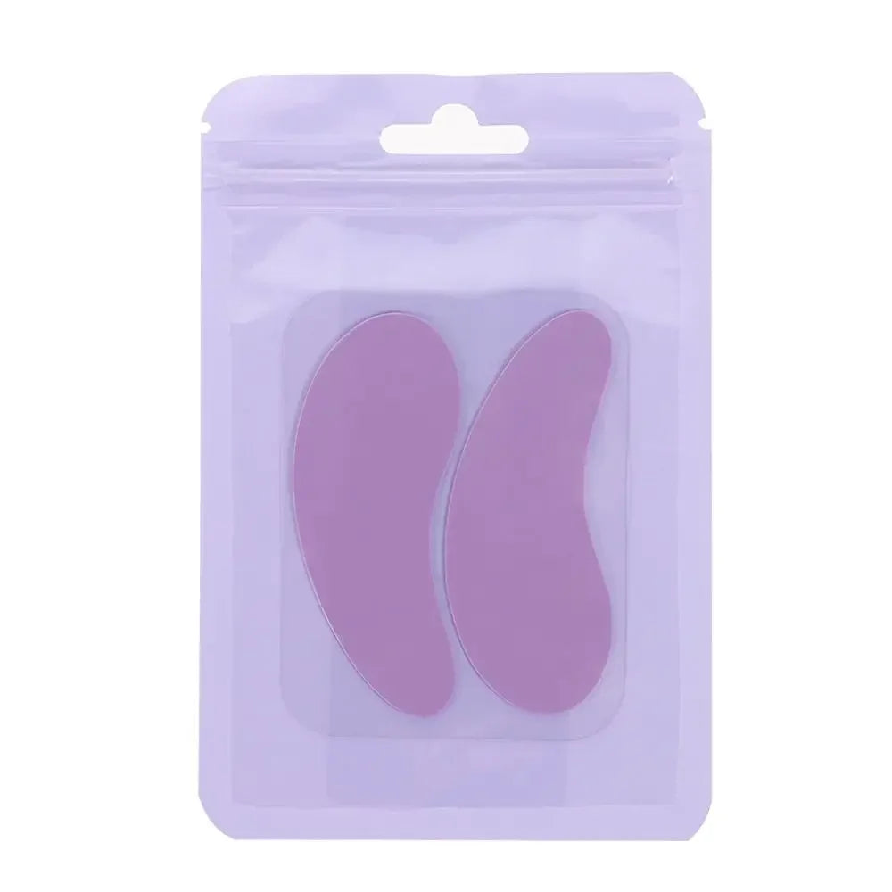 1Pair Reusable Eyelash Perm Silicone Eye Pads Lash Extension Under Eye Patches Sticky Eyelash Extension Patch Makeup Tools