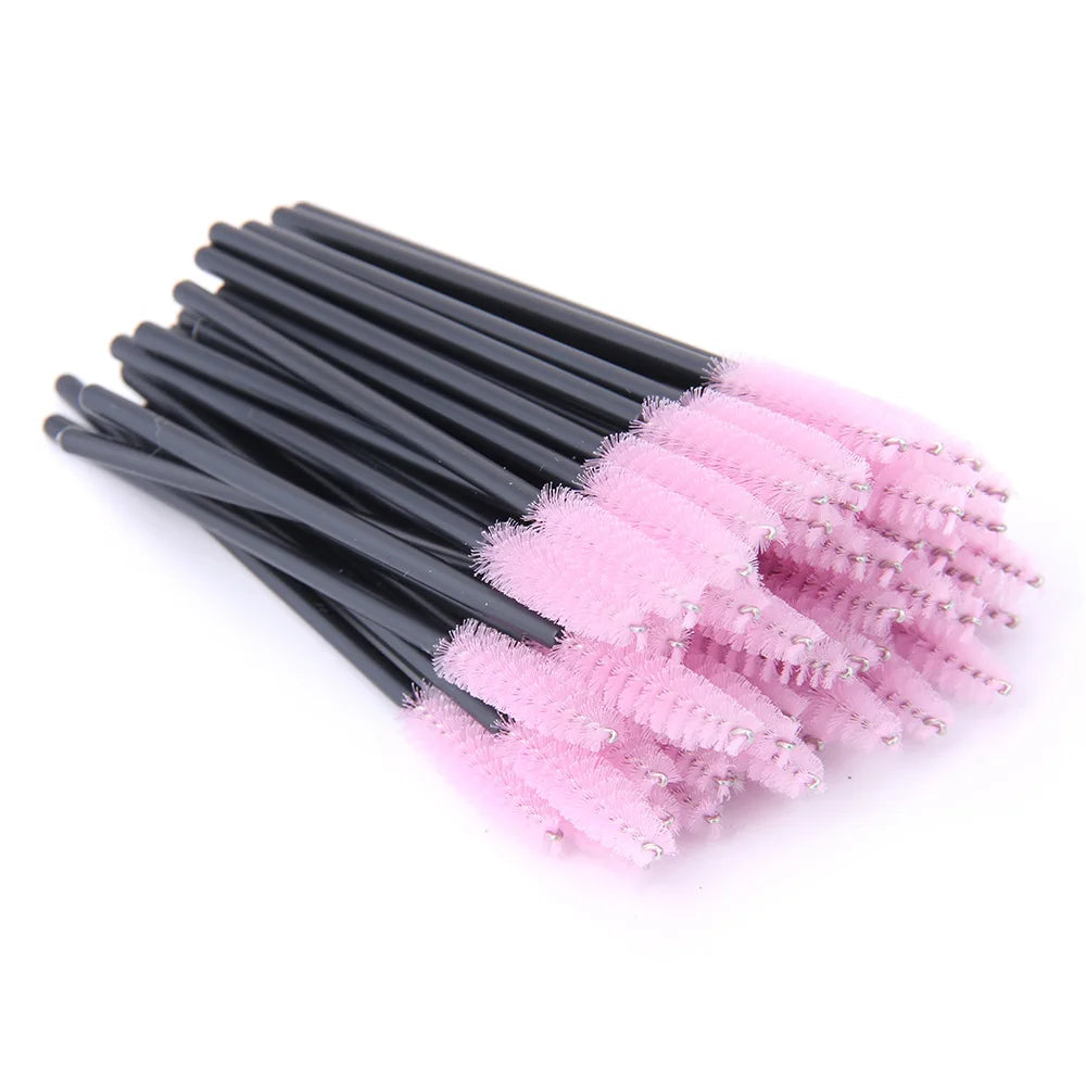 5/25/50 Pcs Eyelash Brushes Makeup Brushes Disposable Mascara Wands Applicator Spoolers Eye Lashes Cosmetic Brush Makeup Tools
