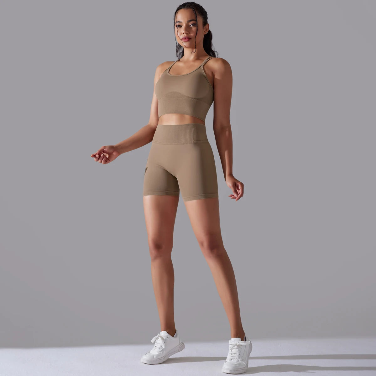 Sexy Yoga Sets Women's Tracksuit Seamless Sport Suit Running Workout Sportswear Gym Clothing Leggings Bra Fitness Suits 2 Pieces