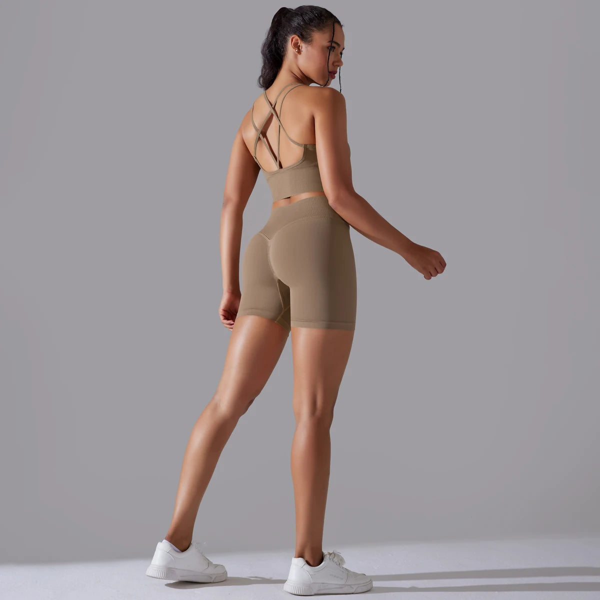 Sexy Yoga Sets Women's Tracksuit Seamless Sport Suit Running Workout Sportswear Gym Clothing Leggings Bra Fitness Suits 2 Pieces