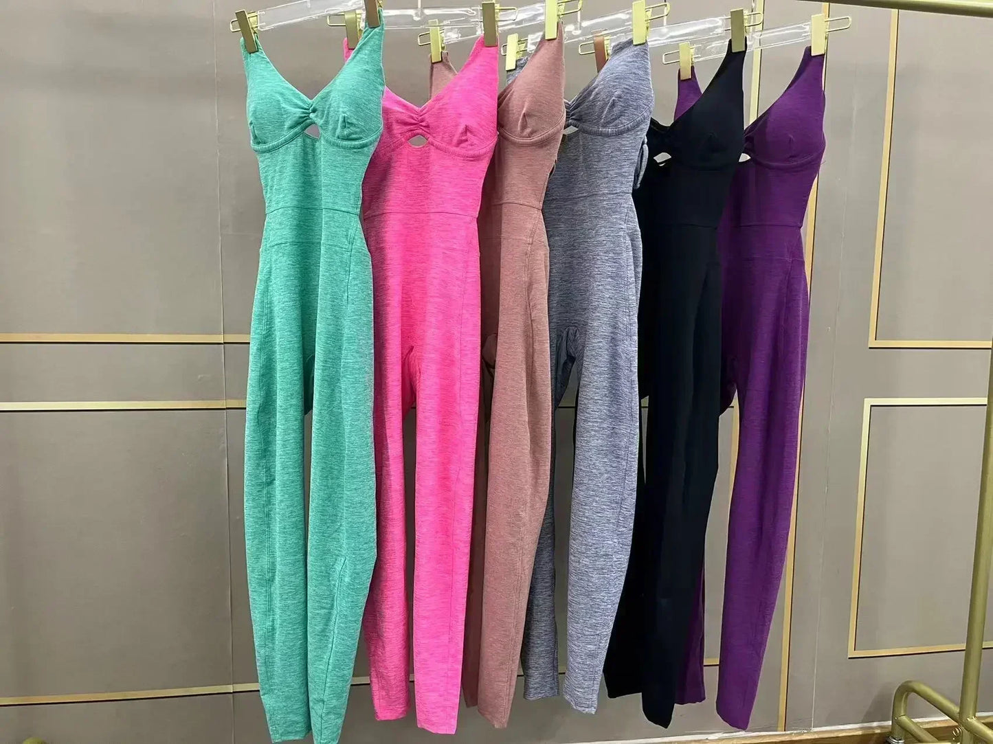 Sexy Cross Backless Scrunch Sport Jumpsuits Monkeys Women Sportswear One Piece Gym Yoga Workout Clothing Female Fitness Overalls