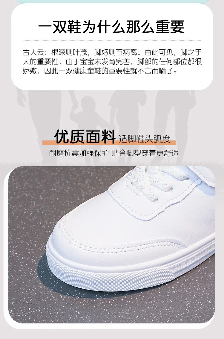 Disney Stitch Basket Shoes Cute Angel Tennis Shoes Couple White Shoes Children Casual Sneakers Stitch Sport Shoes Size 26-37