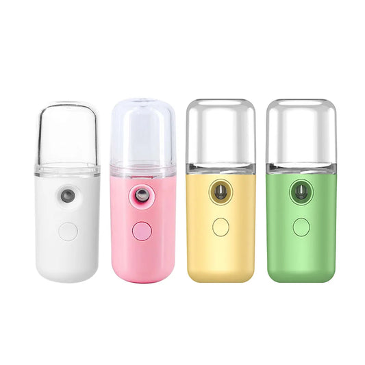 30ml Nano Mist Sprayer Visual Water Tank Portable Face Steamer Mini Beauty Device Handy Hydrating Sprayer for Eyelash Extensions