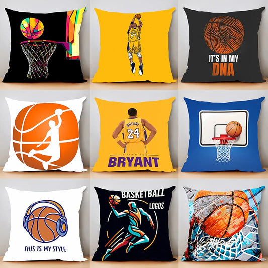 New Pillow basketball Slips Pillow Covers Bedding Comfortable Cushion Good For Sofa Home Car High Quality Pillow Cases boy gift