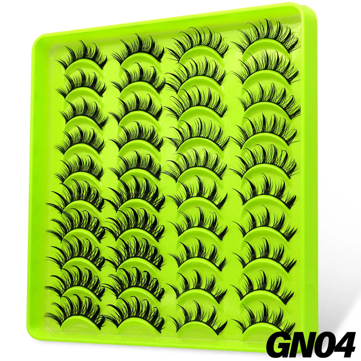 GROINNEYA New Natural Manga Lashes 5/7/20 Pairs 3D Mink Lashes Soft Cross Wispy False Eyelashes Eyelash Extension Makeup Tools