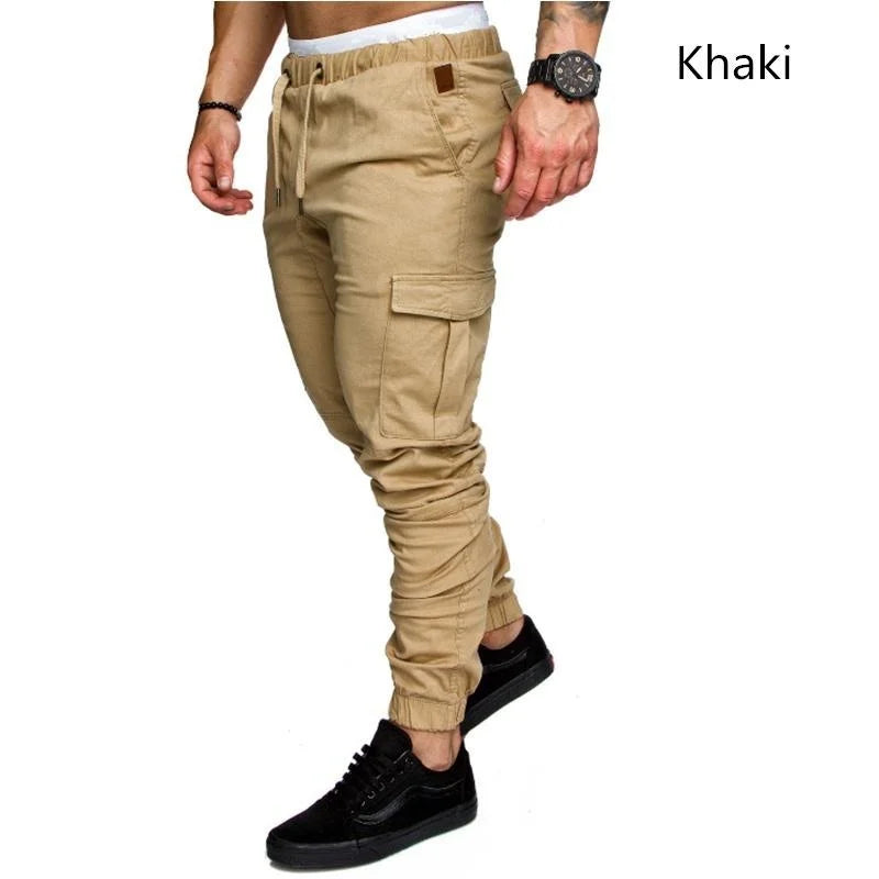 Men's overalls Fitness Training Sports Pants Jogger Men's Fashion Casual Feet Sports Pants Bottoms Sportswear