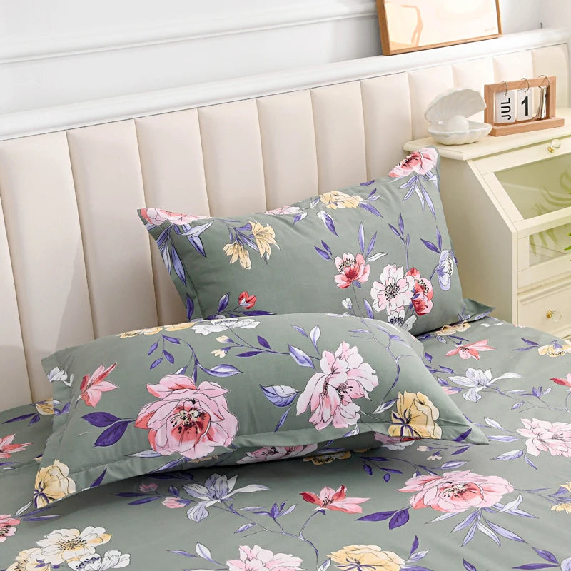 1pc Pillow Cover Bedroom Pillowcase Bed Bedding Pillow Covers Adult Flowers Home Decor Cushions Covers Custom Size 70x70cm 51*66