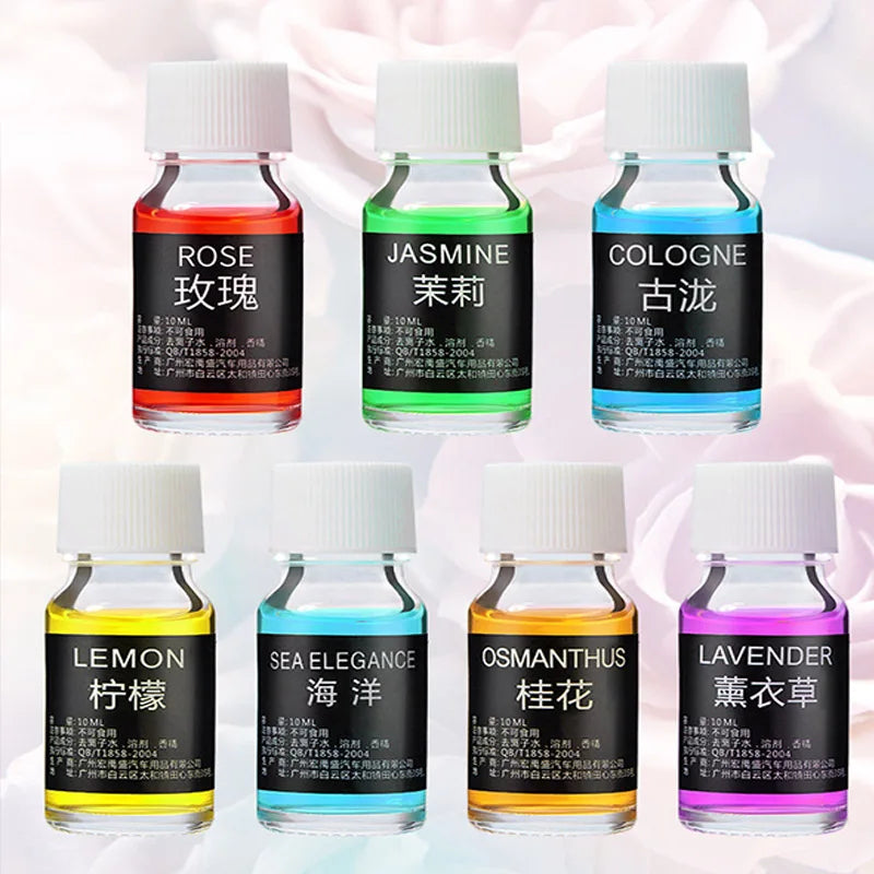 Car Perfume Refill Liquid Essential Oil Air Freshener Replenishment for Auto Natural Plant Aroma Diffuser Fragrance Humidifier
