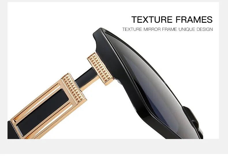 New Luxury Oversized Men Sunglasses Brand Designer Sun Glasses For Women Fashion Gradient Square Shades