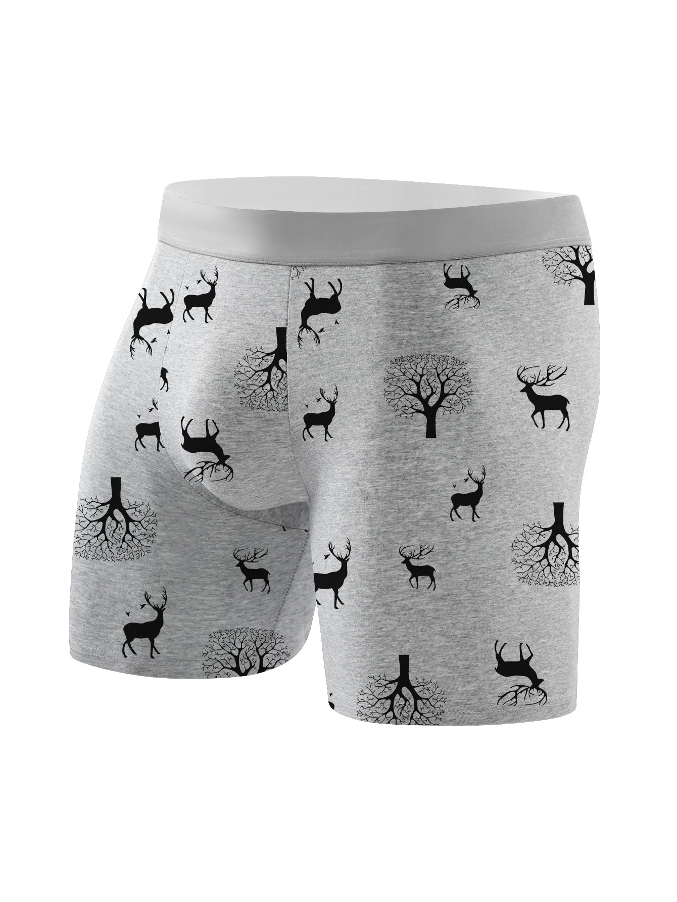 10 Pieces Of Men's Underwear Soft Comfortable Healthy Men's Long Boxer Briefs Trendy Fashion Athleisure High Quality Men's Pants