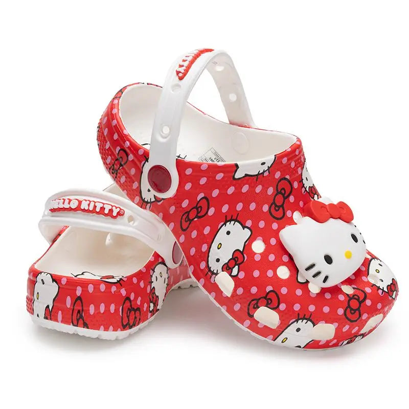 Hello Kitty Pochacco Melody Summer Children Cartoon Children Slipper Nonslip Soft Soled Wrap Toe Sandal Holiday Gift ﻿