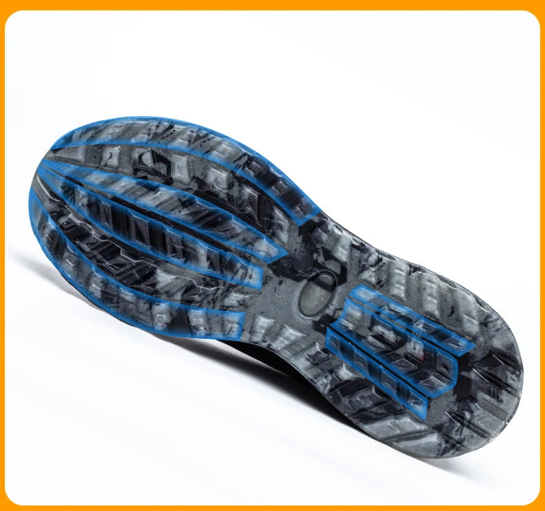 Rotating Button Security Protective Boots Men New Safety Shoes Men Anti-smash Anti-puncture Work Shoes Fashion Men Sport Shoes