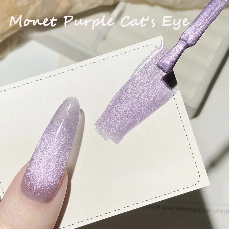 1-24pcs TC Autumn And Winter Sweet Bright Gold Wealth Gold Cat Eye Gel Nail Polish Versatile And Elegant Nail Art Nail Supplies