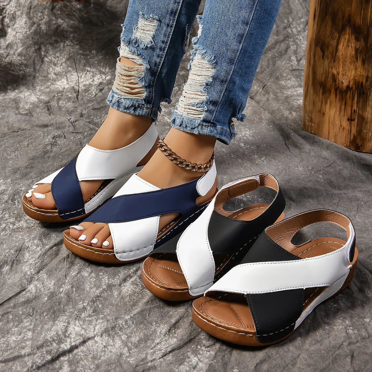 Woman Sandals Shoes Summer Beach Walking Shoes Party Women Shoe Plus Size Ladies Shoes Open Toe Female Women Sandal Footwear
