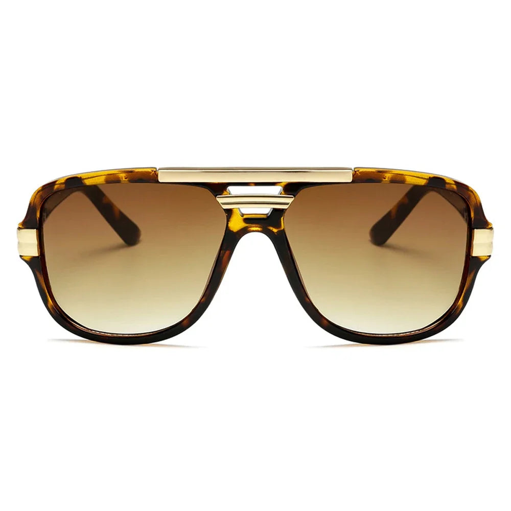 XaYbZc Brand Design Men Sunglasses Vintage Male Square Sun Glasses Luxury Gradient Sunglass UV400 Shades gafas de sol hombre