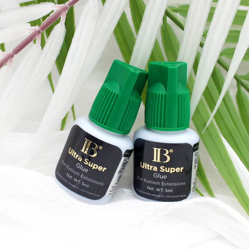 1 Bottle IBeauty Ultra Super Glue Individual Fast Drying Eyelash Extensions IB Green Cap 5ml False Lava Lash Glue Makeup Tools