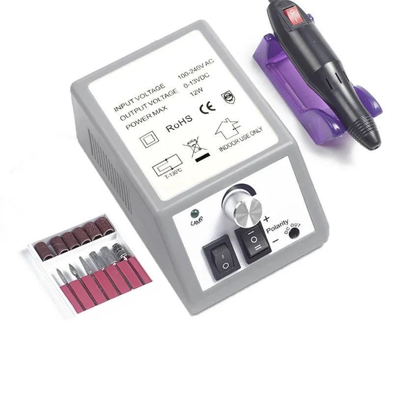 Manicure Tools Nail Drill Machine Professional Nail Sander Gel Polisher Drill Pen Apparatus Electric Manicure Set Gel Remove