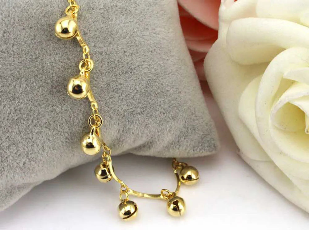 Women'S Anklets Initials Sandal Foot Barefoot Jewelry Bracelet Beach Bells Women Ankle Anklet Tobillera Hombre