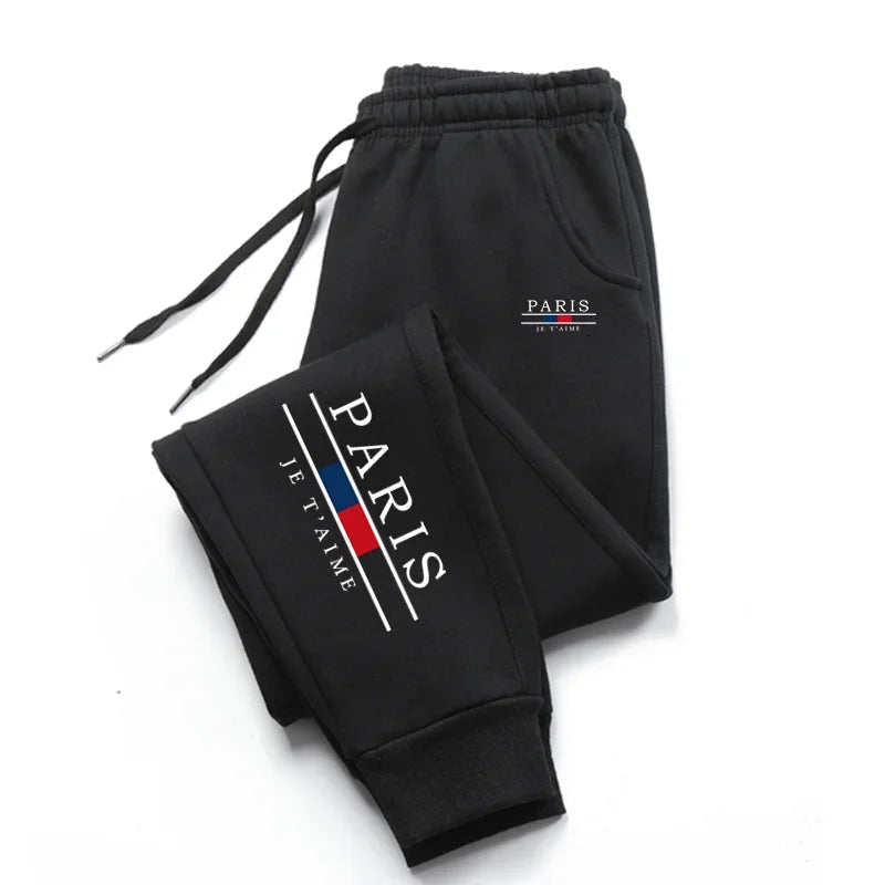 2024 men's fashion Harajuku Street sweatpants luxury brand autumn and winter new men's pants sports jogging fitness running pant