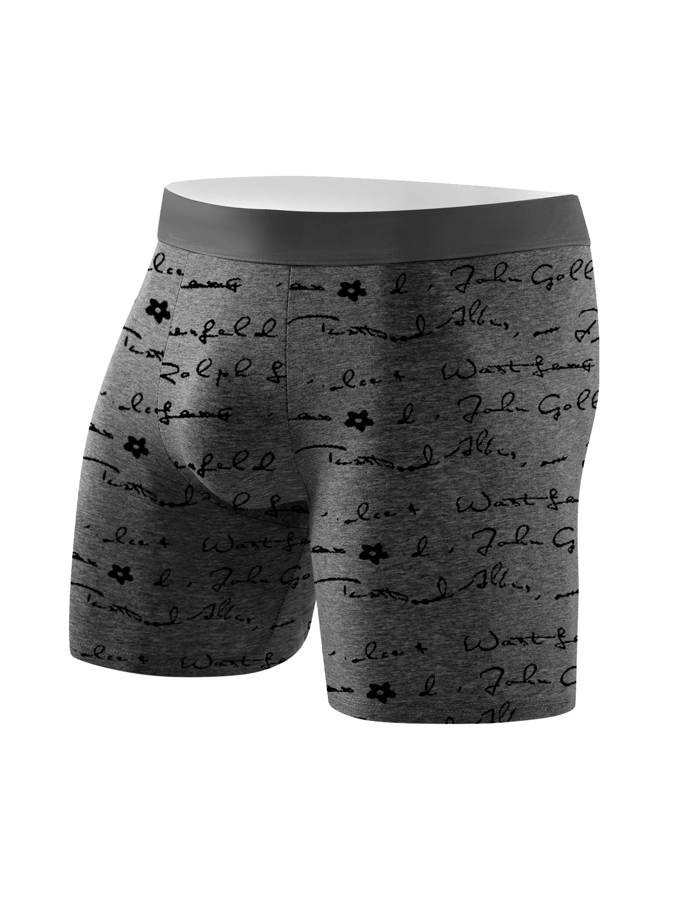 10 Pieces Of Men's Underwear Soft Comfortable Healthy Men's Long Boxer Briefs Trendy Fashion Athleisure High Quality Men's Pants