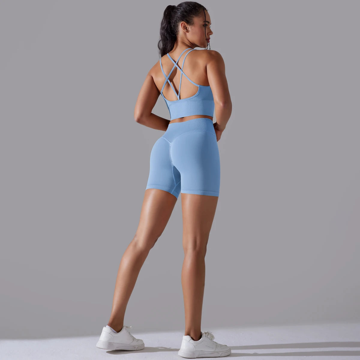 Sexy Yoga Sets Women's Tracksuit Seamless Sport Suit Running Workout Sportswear Gym Clothing Leggings Bra Fitness Suits 2 Pieces