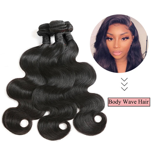 Human Hair Bundles for Women Addbeauty Body Wave Unproccessed Raw Virgin Human Hair Weft Natural Color Double Drawn Hair Weave