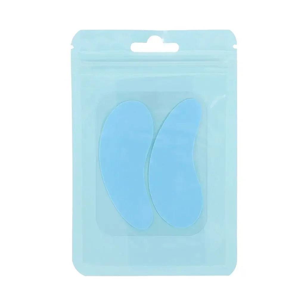 1Pair Reusable Eyelash Perm Silicone Eye Pads Lash Extension Under Eye Patches Sticky Eyelash Extension Patch Makeup Tools