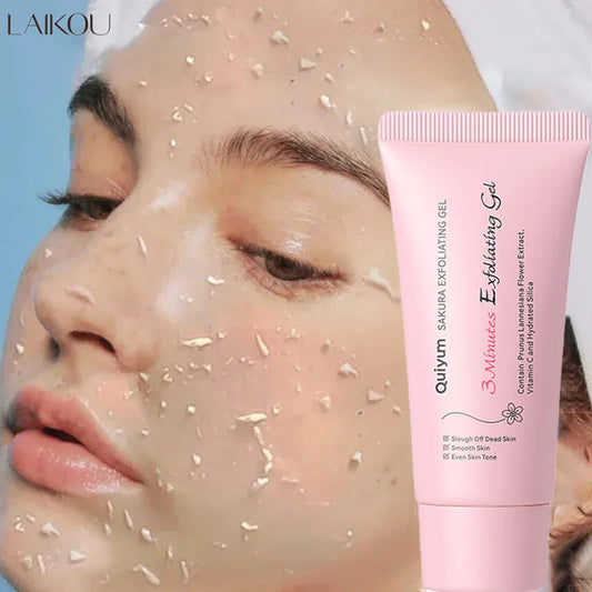 Sakura Gentle Exfoliating Peeling Gel Facial Scrub Moisturizing  Nourishing Repair Scrubs Face Cream Beauty Skin Care
