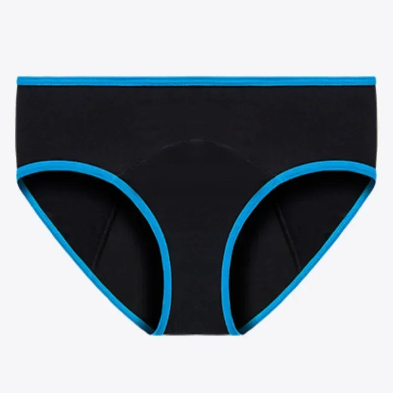 Women Menstrual Panties Leak Proof Briefs Solid Plus Size Cotton Panties Lingerie Absorbency Comfortable Physiological Underwear