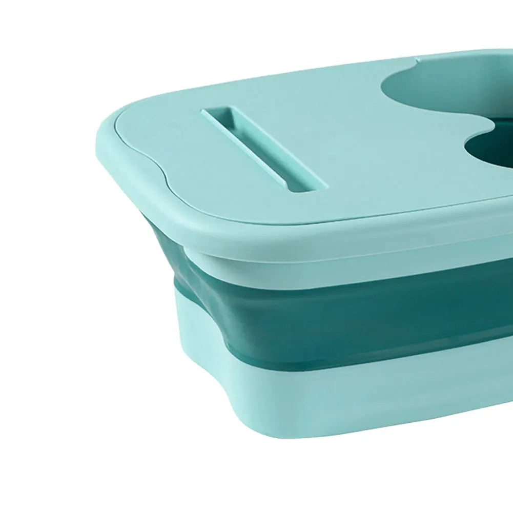 Footbath Massage Bucket Easy To Store Foldable Foot Bath Tray Collapsible Foot Soak Bucket for Relaxing and Pain Relief