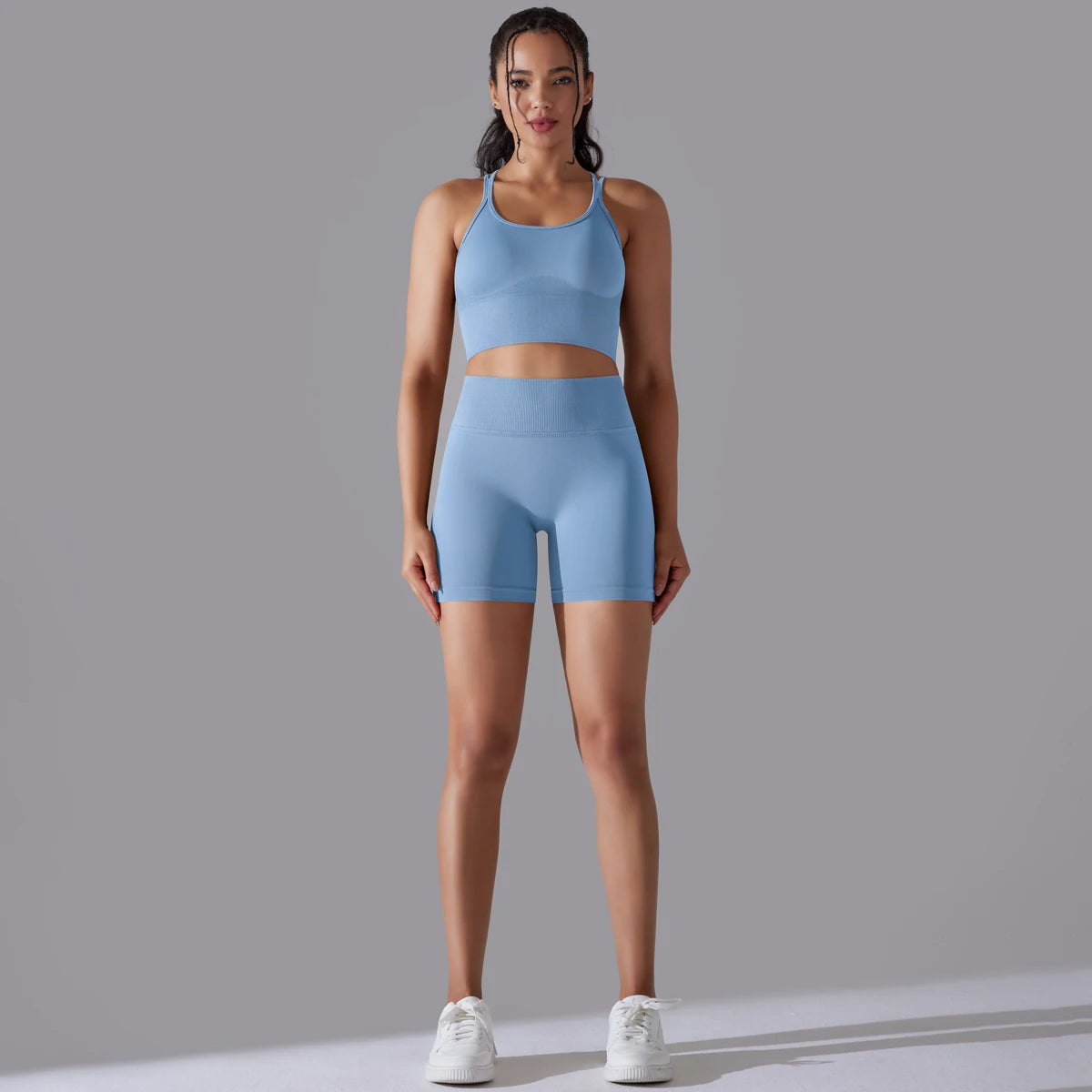 Sexy Yoga Sets Women's Tracksuit Seamless Sport Suit Running Workout Sportswear Gym Clothing Leggings Bra Fitness Suits 2 Pieces