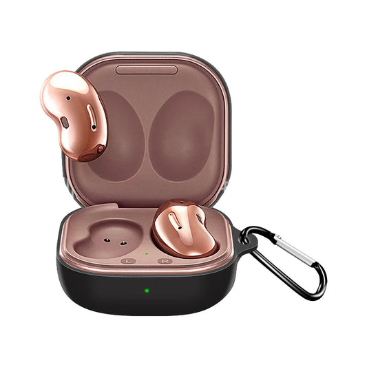 Soft Silicone Case For Samsung Galaxy Buds 2 Live Protective Case for Galaxy Buds 2 Pro Wireless Earphone Headset Case WithHook