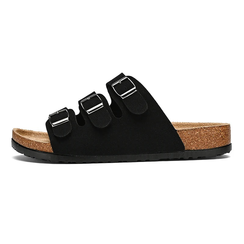 Men's Summer Sandals for Men 2024 Adult Leather Men's Sandal Man Beach Sandals Original Brands Shoes Trend Trending Comfortable