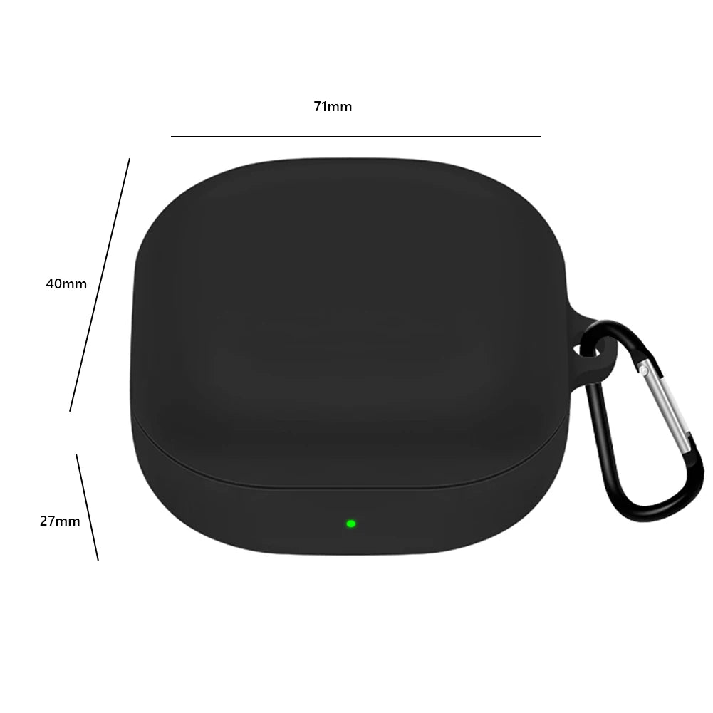 Soft Silicone Case For Samsung Galaxy Buds 2 Live Protective Case for Galaxy Buds 2 Pro Wireless Earphone Headset Case WithHook