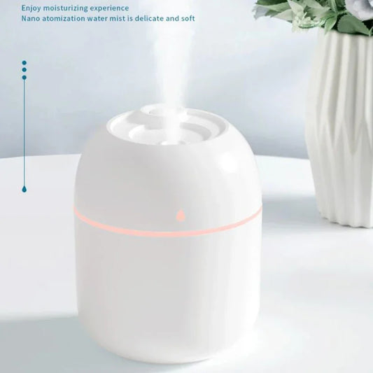 Air Humidifier USB Mini Aroma Essential Oil Diffuser for Home Car Ultrasonic Mute Mist Maker Diffuser with LED Color