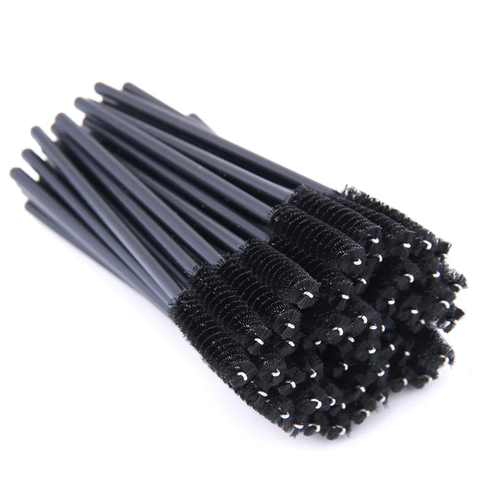 5/25/50 Pcs Eyelash Brushes Makeup Brushes Disposable Mascara Wands Applicator Spoolers Eye Lashes Cosmetic Brush Makeup Tools